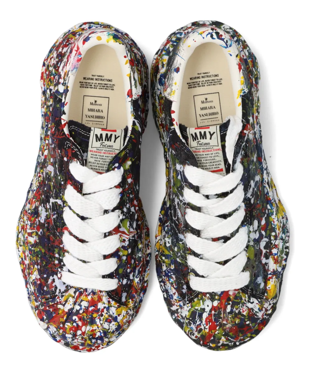 BLAKEY/ORIGINAL SOLE SPUTTERING CANVAS LOW-TOP SNEAKER
